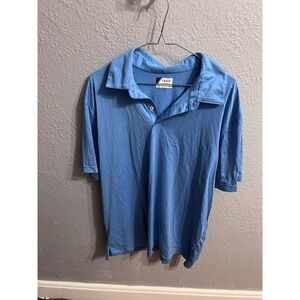 Izod Golf Polo Shirt Mens Size XL Blue